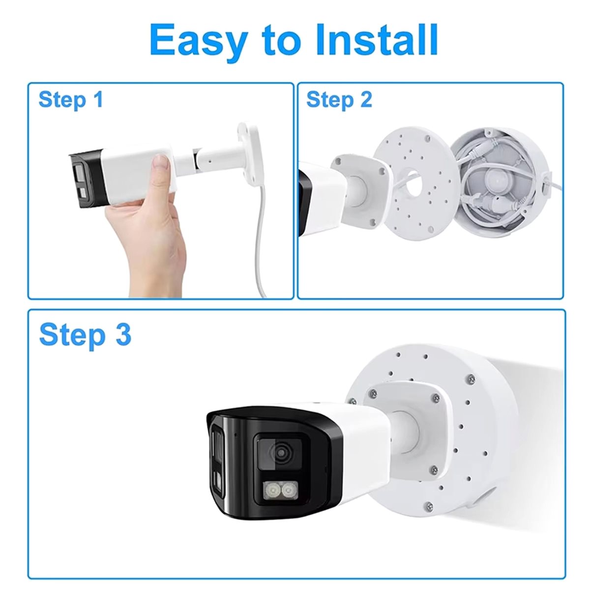 Outdoor Lighting Junction - Light Weight Universal Security Camera Junction