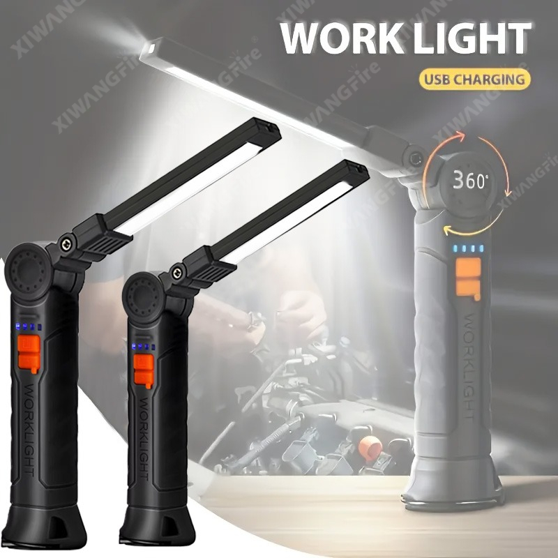 Outdoor Lighting House - Rechargeable LED Flashlight Work Light with