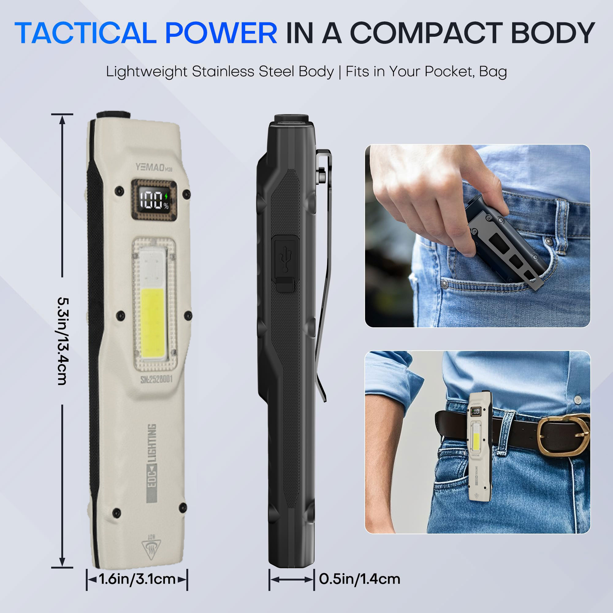 Portable 880LM YEMAO M28 Ultra - Outdoor Lighting House 评论和价格