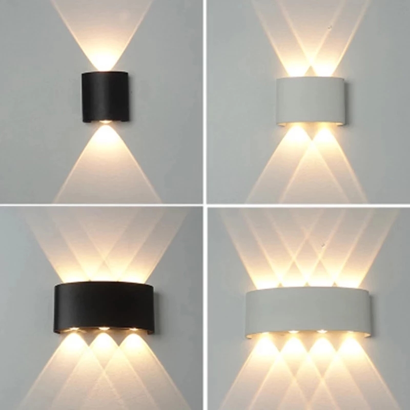 2W 4W 6W 8W 10W 12W LED Wall L - Outdoor Lighting Up And Down 评论和价格