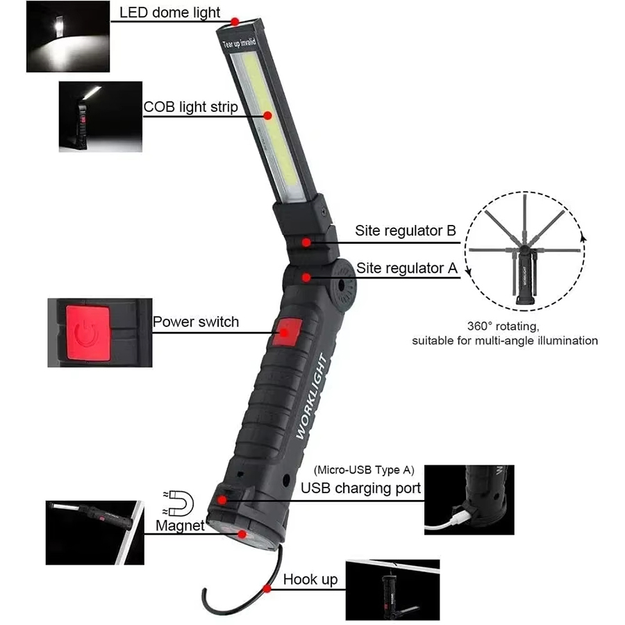 Portable LED Flashlight with M - Outdoor Lighting House 评论和价格