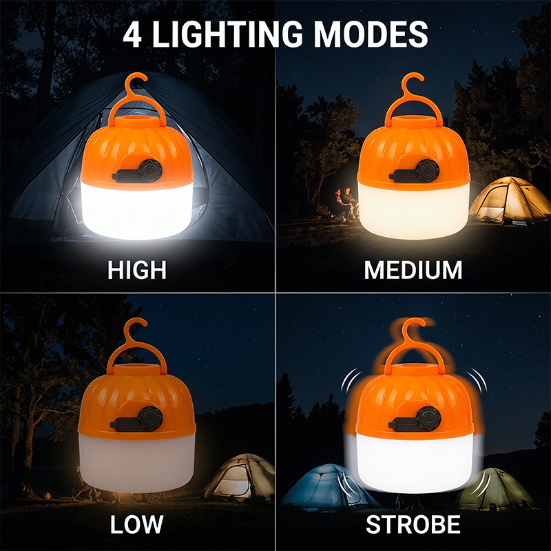 Mini Portable LED Pumpkin Bulb - Outdoor Lighting House 评论和价格