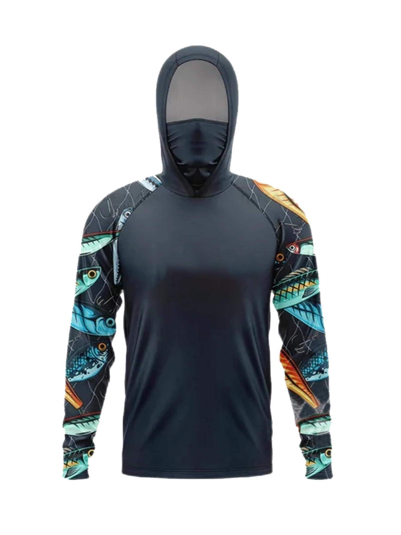 Light Blue Ocean Camo Men Fish - Outdoor Lighting Jersey 评论和价格
