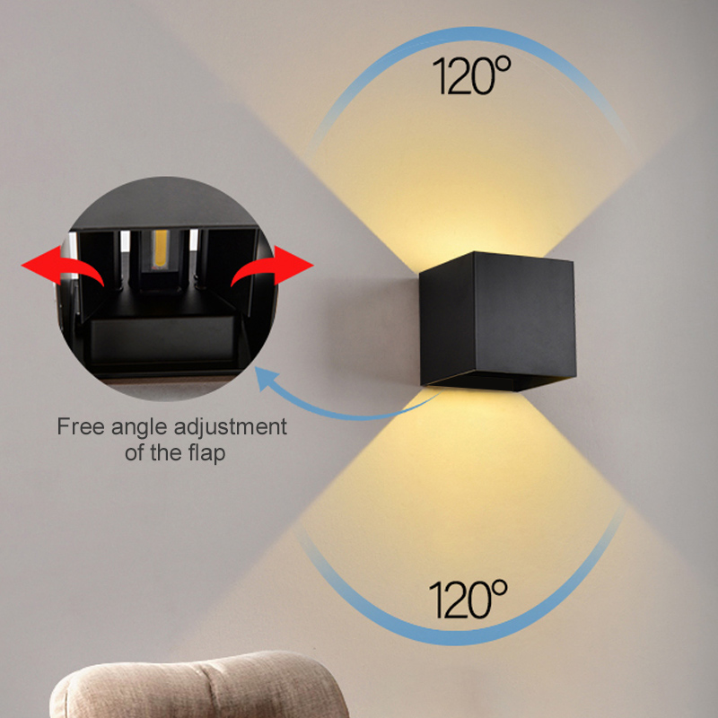 LED Wall Lamps 7W Cold White W - Outdoor Lighting Up And Down 评论和价格