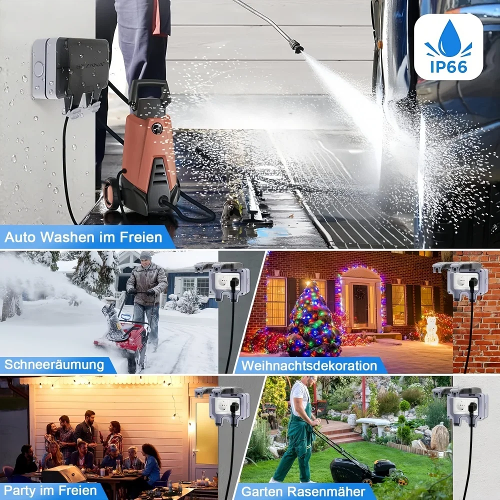 European-Style Outdoor Socket  - Outdoor Lighting Ip Rating 评论和价格