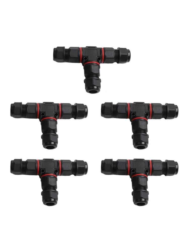 5Pcs IP68 Waterproof 3 Pin T S - Outdoor Lighting Junction 评论和价格