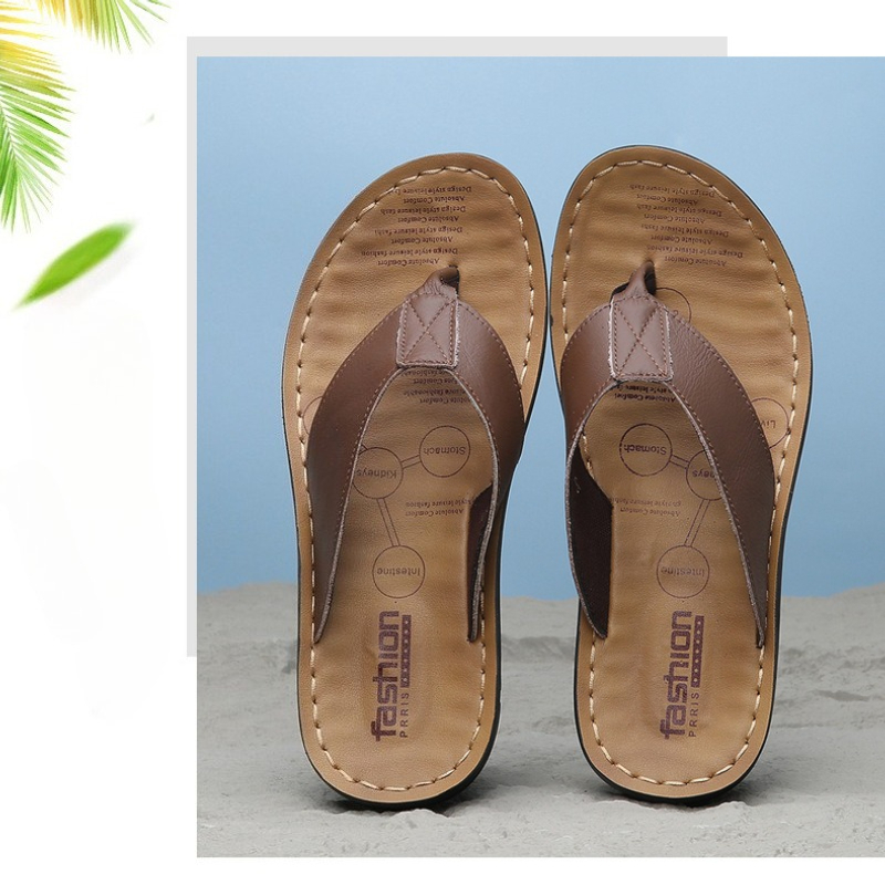 2026 Shoes Leather Men's Flip  - Outdoor Lighting Trends 2026 评论和价格