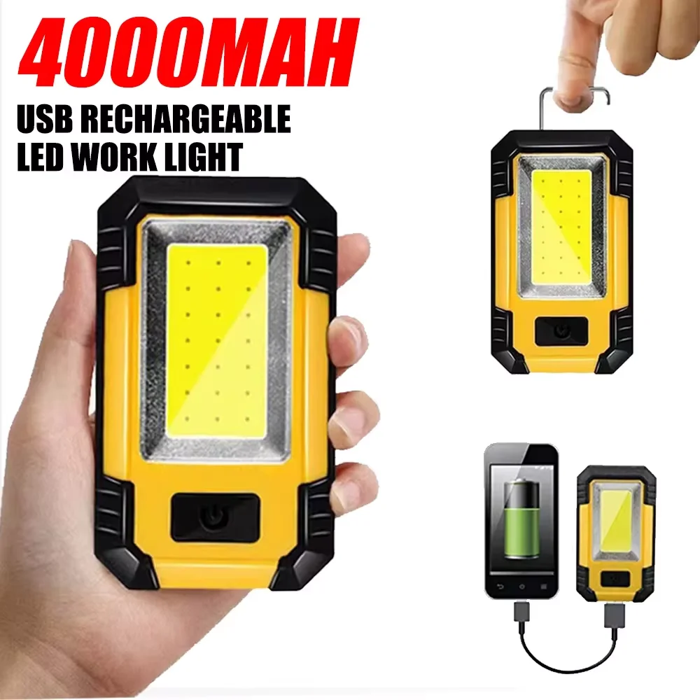 Rechargeable 4000MaH Work Ligh - Outdoor Lighting House 评论和价格