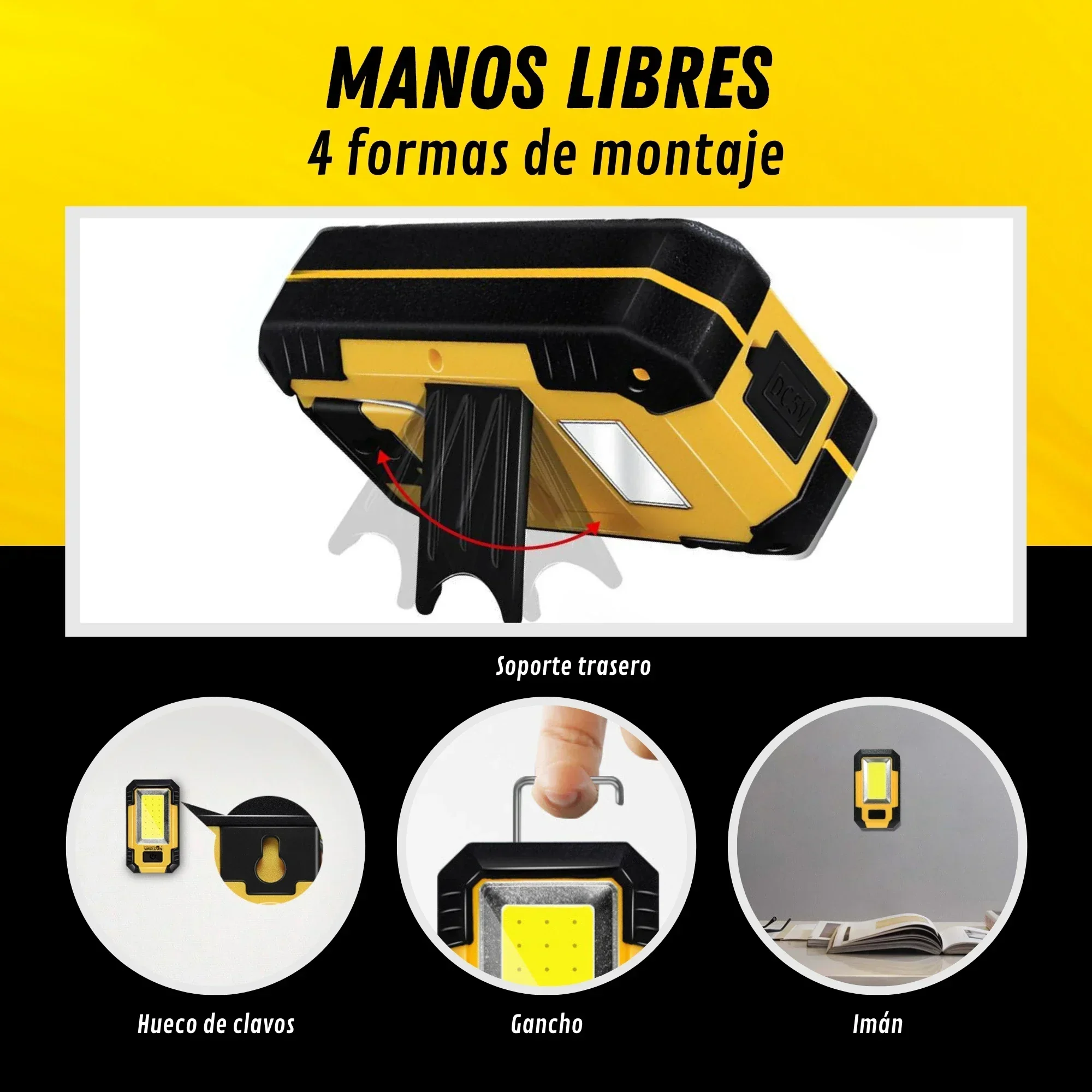 Rechargeable 4000MaH Work Ligh - Outdoor Lighting House 评论和价格
