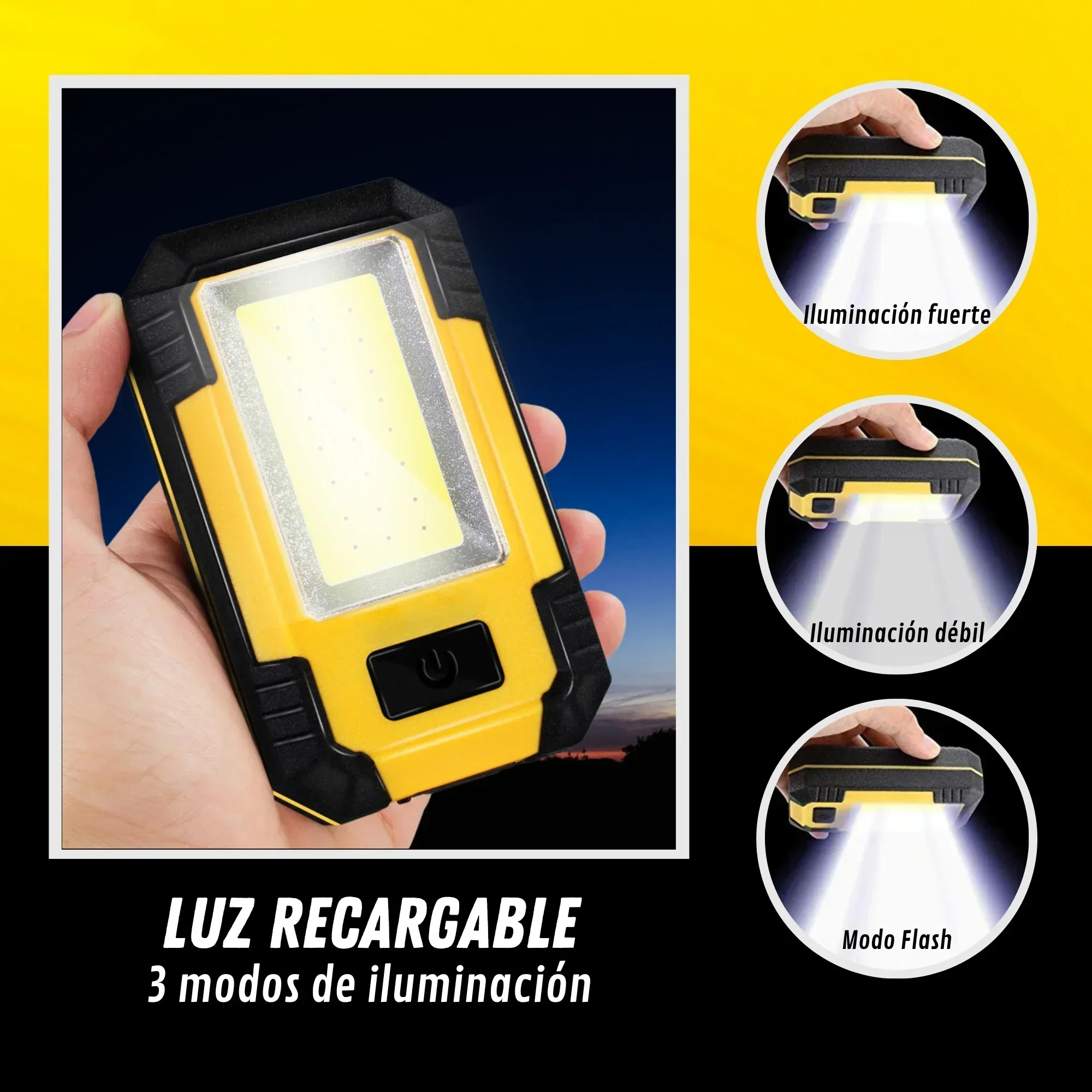 Rechargeable 4000MaH Work Ligh - Outdoor Lighting House 评论和价格
