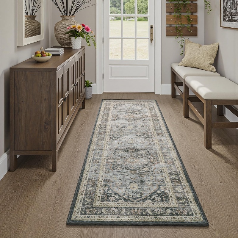 Bohemian Style Runner Rug Retr - Outdoor Lighting Online 评论和价格