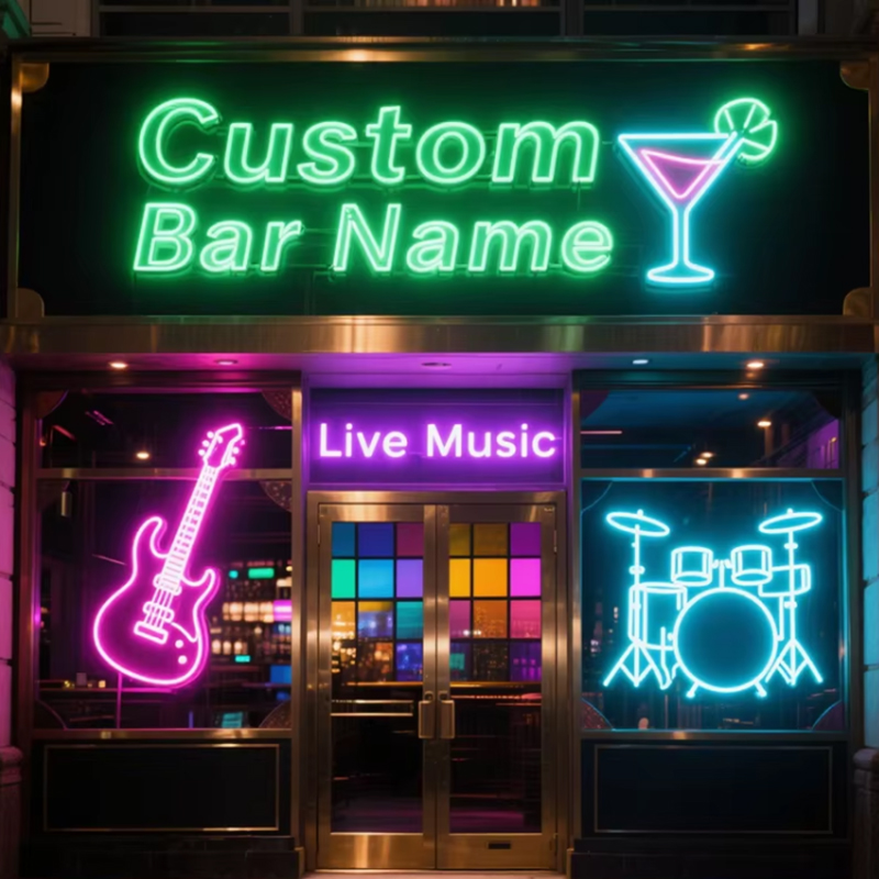 Custom Neon Signs Personalized - Outdoor Lighting Logo 评论和价格