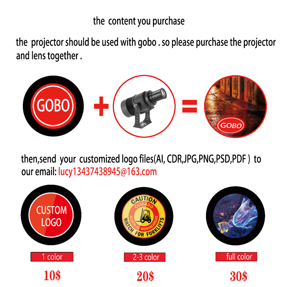 Custom Led HD Gobo Logo Projec - Outdoor Lighting Logo 评论和价格