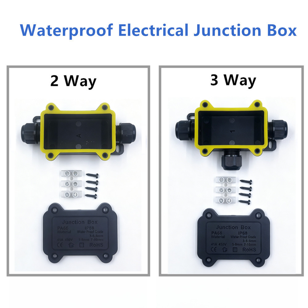 IP68 Waterproof Junction Box 2 - Outdoor Lighting Junction 评论和价格