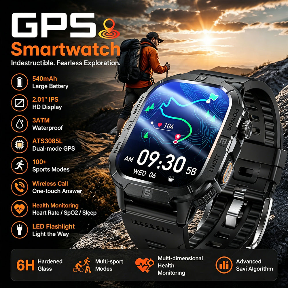 2026 New Men Smart Watch GPS S - Outdoor Lighting Ip Rating 评论和价格