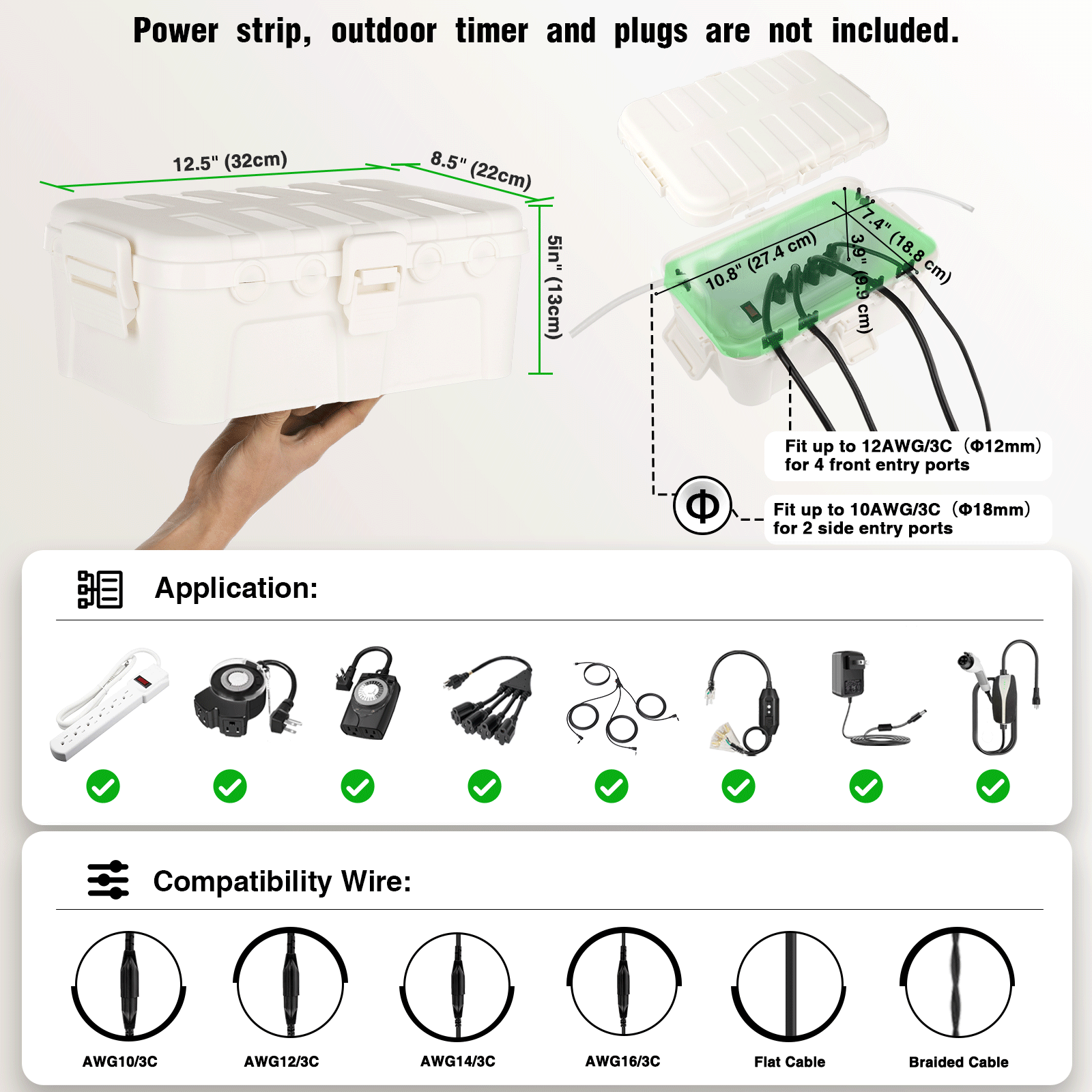 Large Outdoor Waterproof Elect - Outdoor Lighting Junction 评论和价格