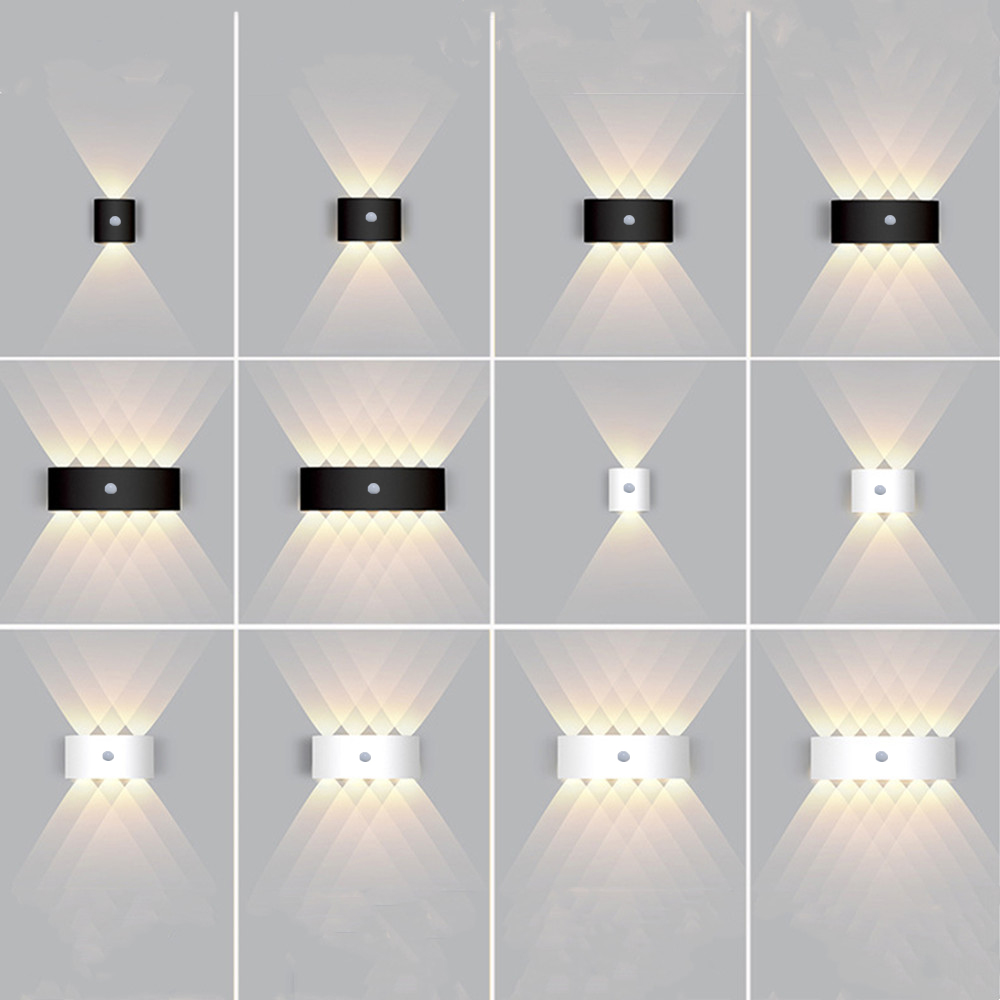 PIR Motion Sensor Wall Lamp AC - Outdoor Lighting Up And Down 评论和价格