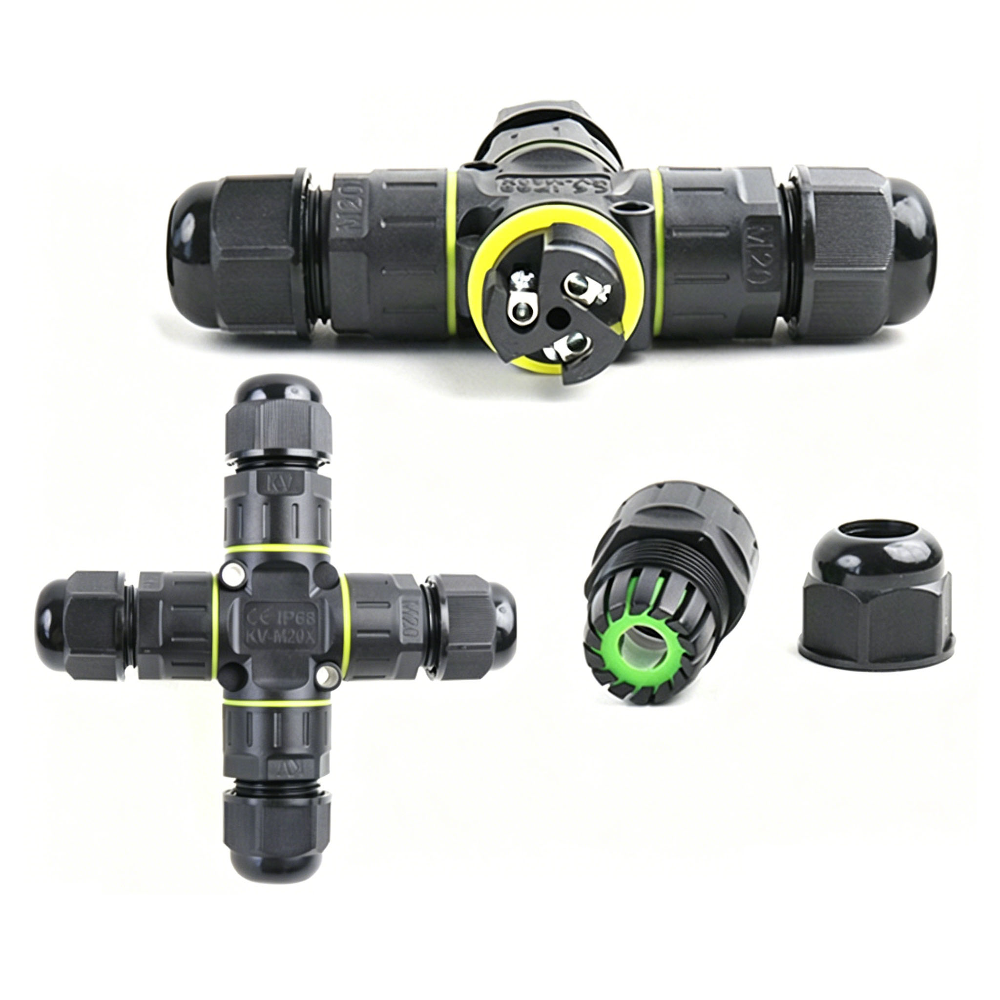 IP68 4-Way Cross Waterproof Co - Outdoor Lighting Junction 评论和价格