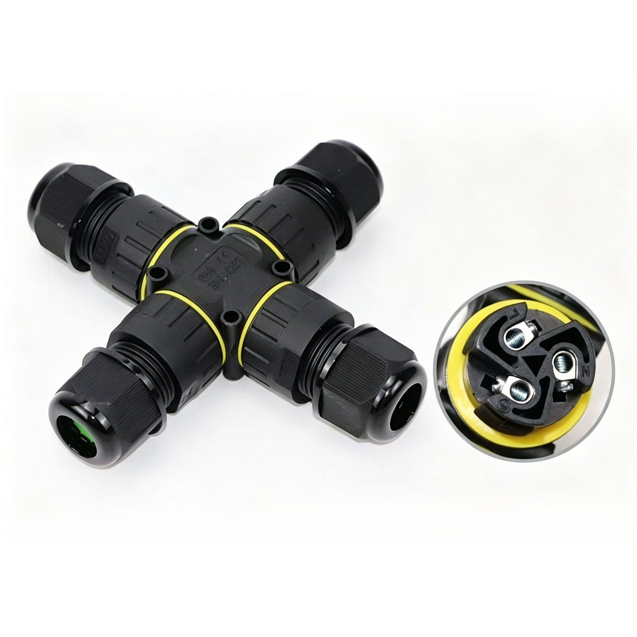 IP68 4-Way Cross Waterproof Co - Outdoor Lighting Junction 评论和价格