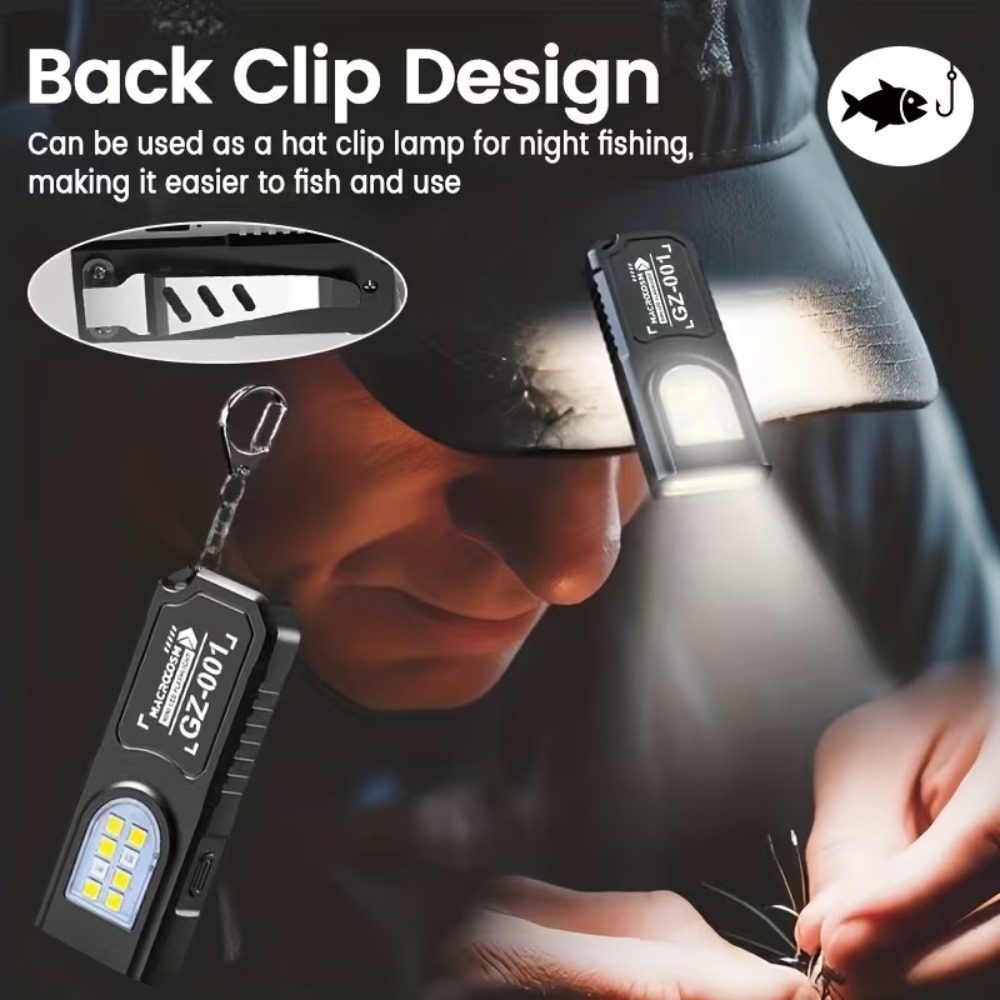 Mini COB LED Keychain Flashlig - Outdoor Lighting House 评论和价格